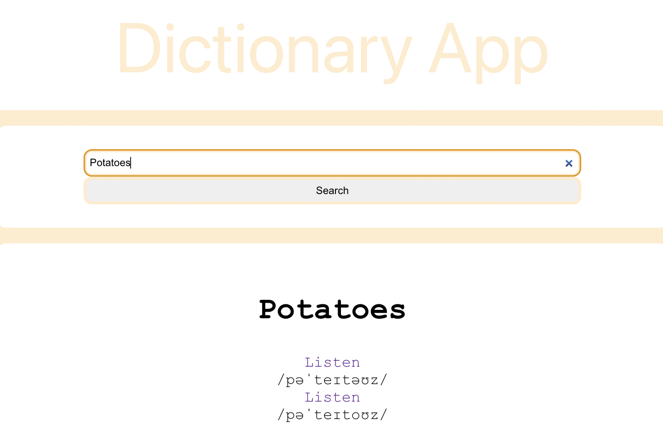 Picture of Dictionary App